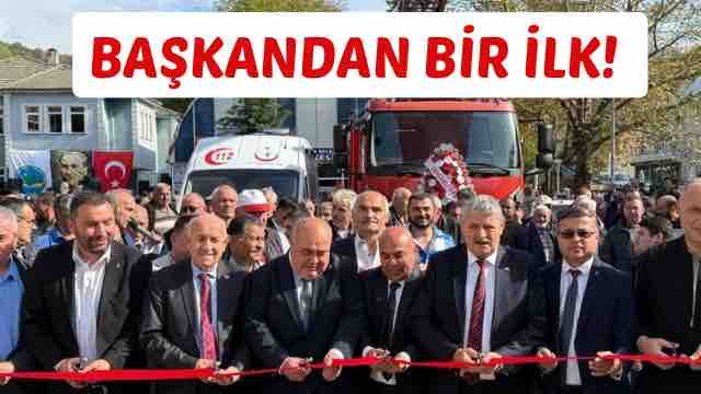 BAŞKANDAN BİR İLK! 