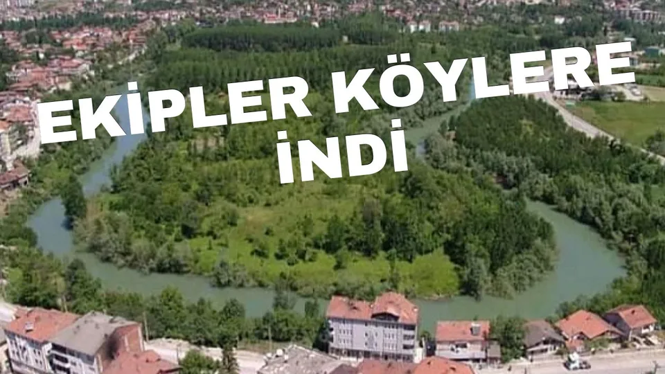 EKİPLER KÖYLERE İNDİ
