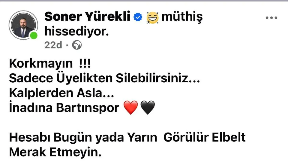 AK PARTİ İL BAŞKAN YARDIMCISINDAN TEHDİT GİBİ SÖZLER!