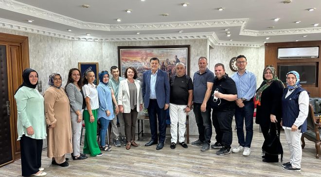 Başkan Yalçınkaya’ya ziyaret