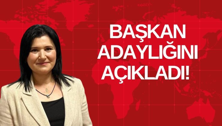 BAŞKAN ADAYLIĞINI AÇIKLADI! 