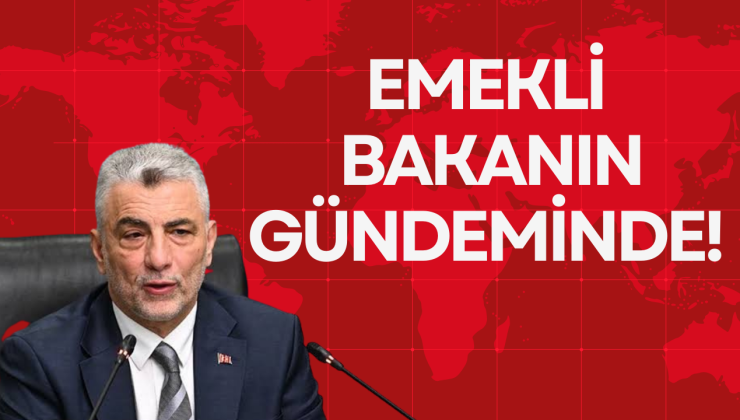 EMEKLİ BAKANIN GÜNDEMİNDE!