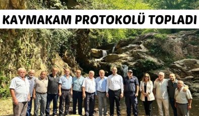 KAYMAKAM PROTOKOLÜ TOPLADI