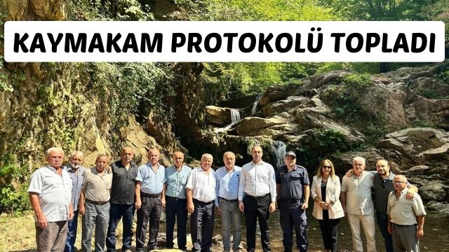 KAYMAKAM PROTOKOLÜ TOPLADI