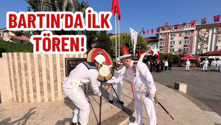 BARTIN’DA İLK TÖREN!