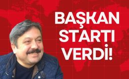 BAŞKAN STARTI VERDİ