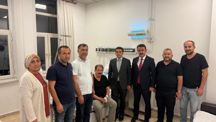 BAŞKANA HASTANE ZİYARETİ