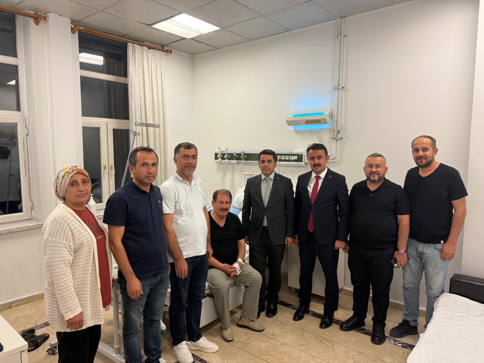 BAŞKANA HASTANE ZİYARETİ