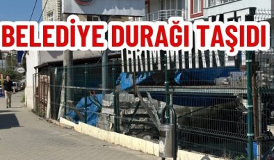BELEDİYE DURAĞI TAŞIDI 