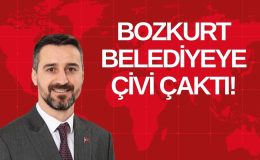 BOZKURT BELEDİYEYE ÇİVİ ÇAKTI!