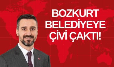BOZKURT BELEDİYEYE ÇİVİ ÇAKTI!