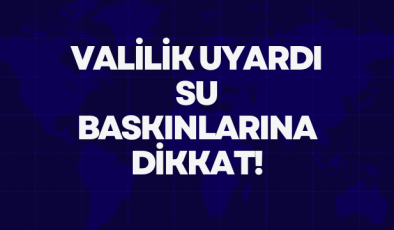 VALİLİK UYARDI 