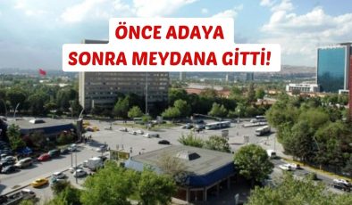 ÖNCE ADAYA SONRA MEYDANA GİTTİ!