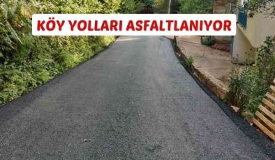 KÖY YOLU ASFALTLANDI 