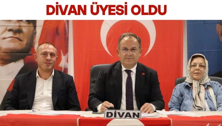  DİVAN ÜYESİ OLDU