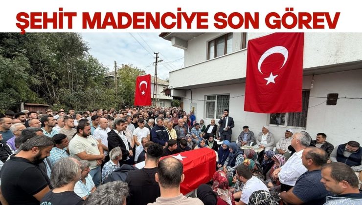 ŞEHİT MADENCİYE SON GÖREV
