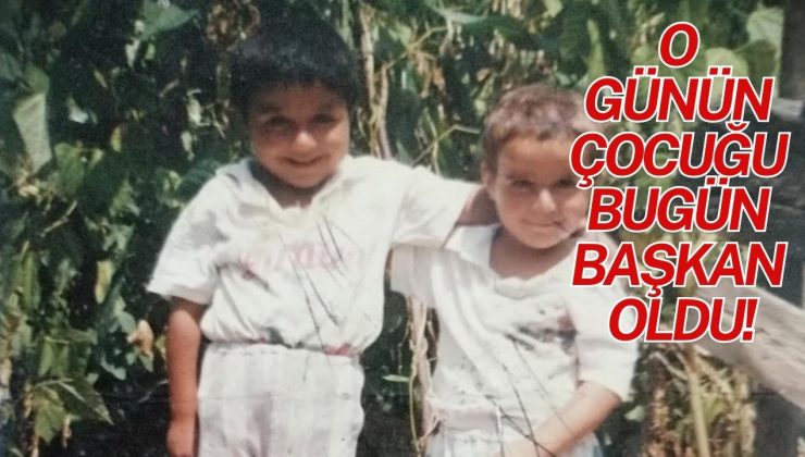 O GÜNÜN ÇOCUĞU BUGÜN BAŞKAN OLDU!