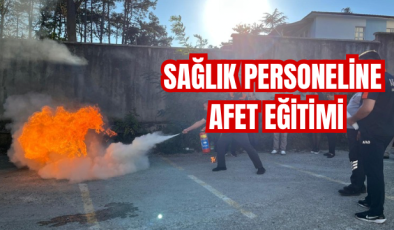 Sağlık Personeline afet eğitimi