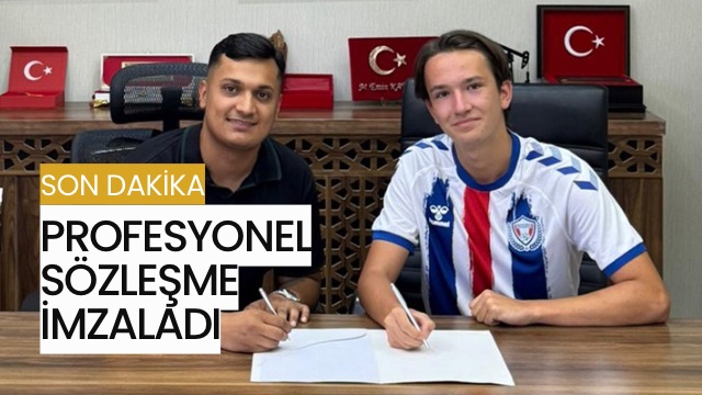 PROFESYONEL SÖZLEŞME İMZALADI