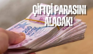 ÇİFTÇİ PARASINI ALACAK!