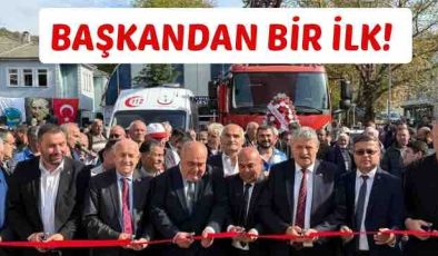 BAŞKANDAN BİR İLK! 