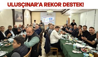 ULUSÇINAR’A REKOR DESTEK!