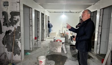 BAŞKAN UZUN’DAN ULU CAMİ ŞADIRVANINDA İNCELEME