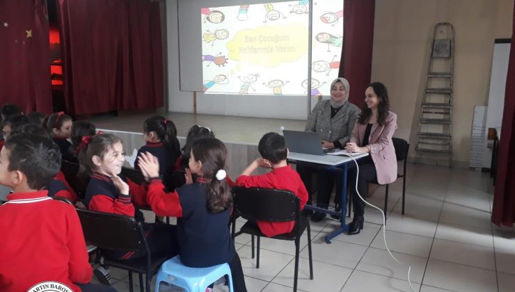 BARO ÇOCUKLARLA BULUŞTU