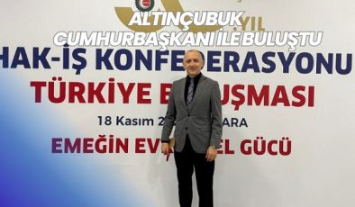 ALTINÇUBUK CUMHURBAŞKANI İLE BULUŞTU