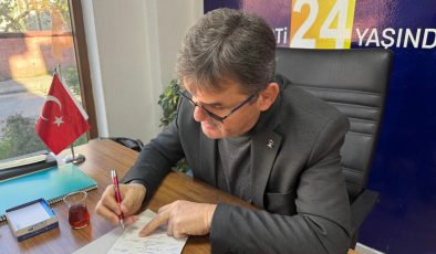 ÜYE KAYDINI İL BAŞKANI ALDI