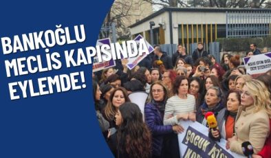 BANKOĞLU MECLİS KAPISINDA EYLEMDE!