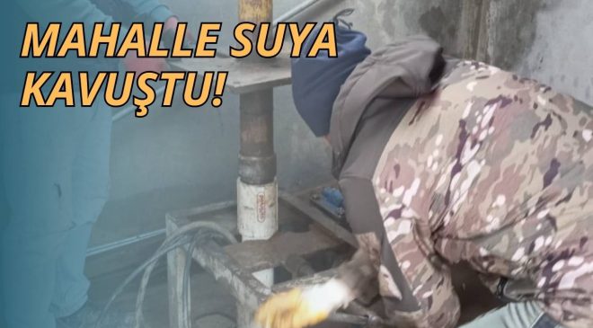 MAHALLE SUYA KAVUŞTU!