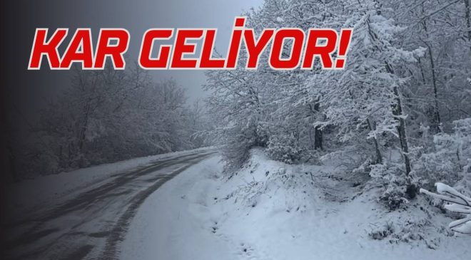KAR GELİYOR!