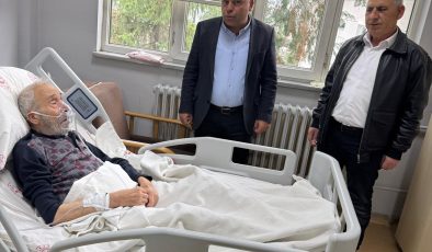 BAŞKANDAN HASTA ZİYARETİ