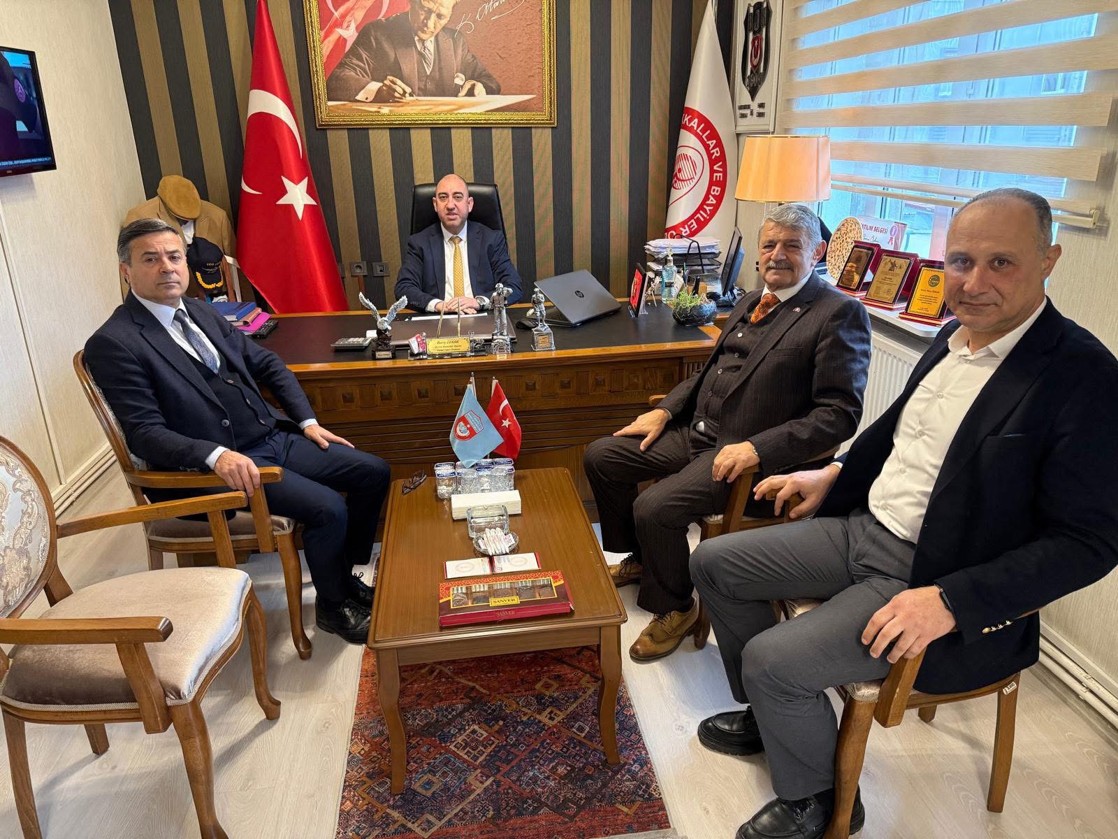 BAŞKANA HAYIRLI OLSUN ZİYARETİ