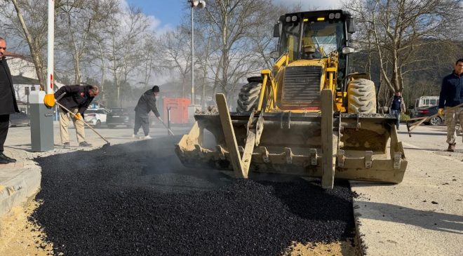 Ulus’ta Asfalt Çalışmaları Hız Kesmeden Devam Ediyor