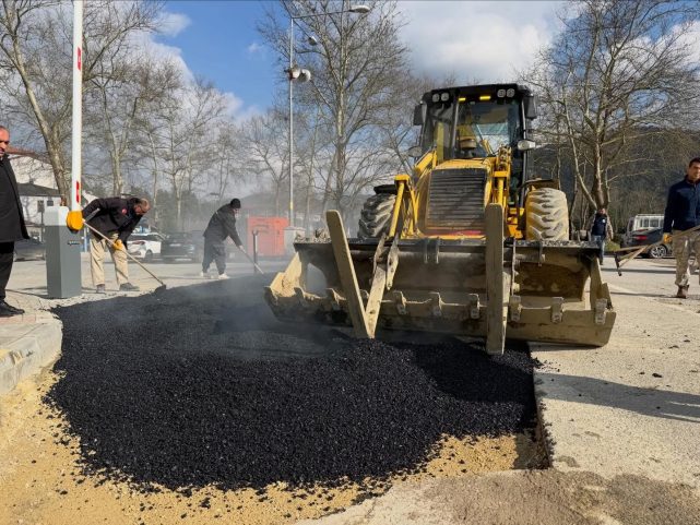 Ulus’ta Asfalt Çalışmaları Hız Kesmeden Devam Ediyor