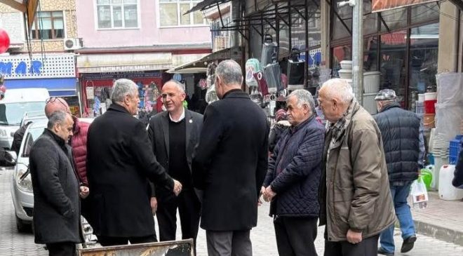 Cemal Akın’a vatandaşlardan yoğun ilgi 