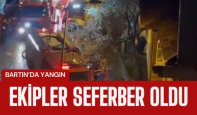 Bartın’da Yangın Ekipler Seferber Oldu