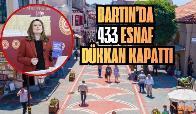 BARTIN’DA 433 ESNAF DÜKKAN KAPATTI