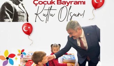 BAŞKAN MADEN ÇOCUK BAYRAMINI KUTLADI 