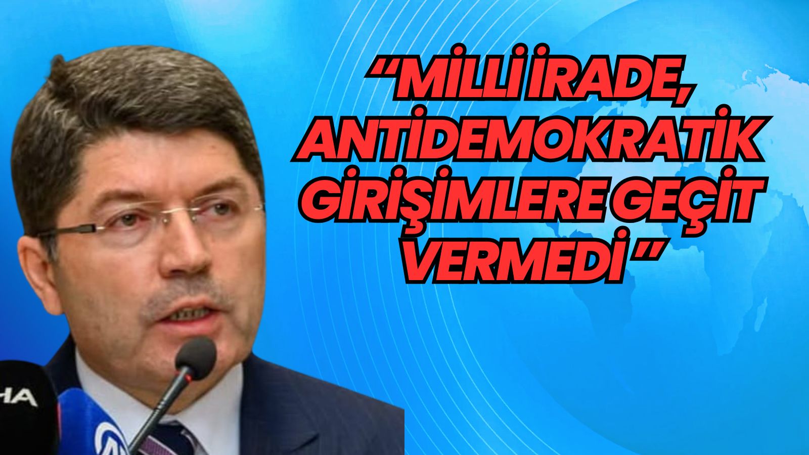 TUNÇ’TAN, 27 NİSAN E-MUHTIRA MESAJI