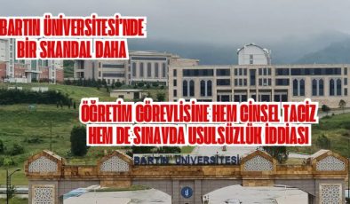 Bartın Üniversitesi’nde Bir Skandal Daha 