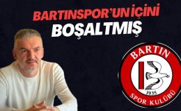 BARTINSPOR’UN İÇİNİ BOŞALTMIŞ!