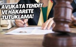 AVUKATA TEHDİT VE HAKARETE TUTUKLAMA!