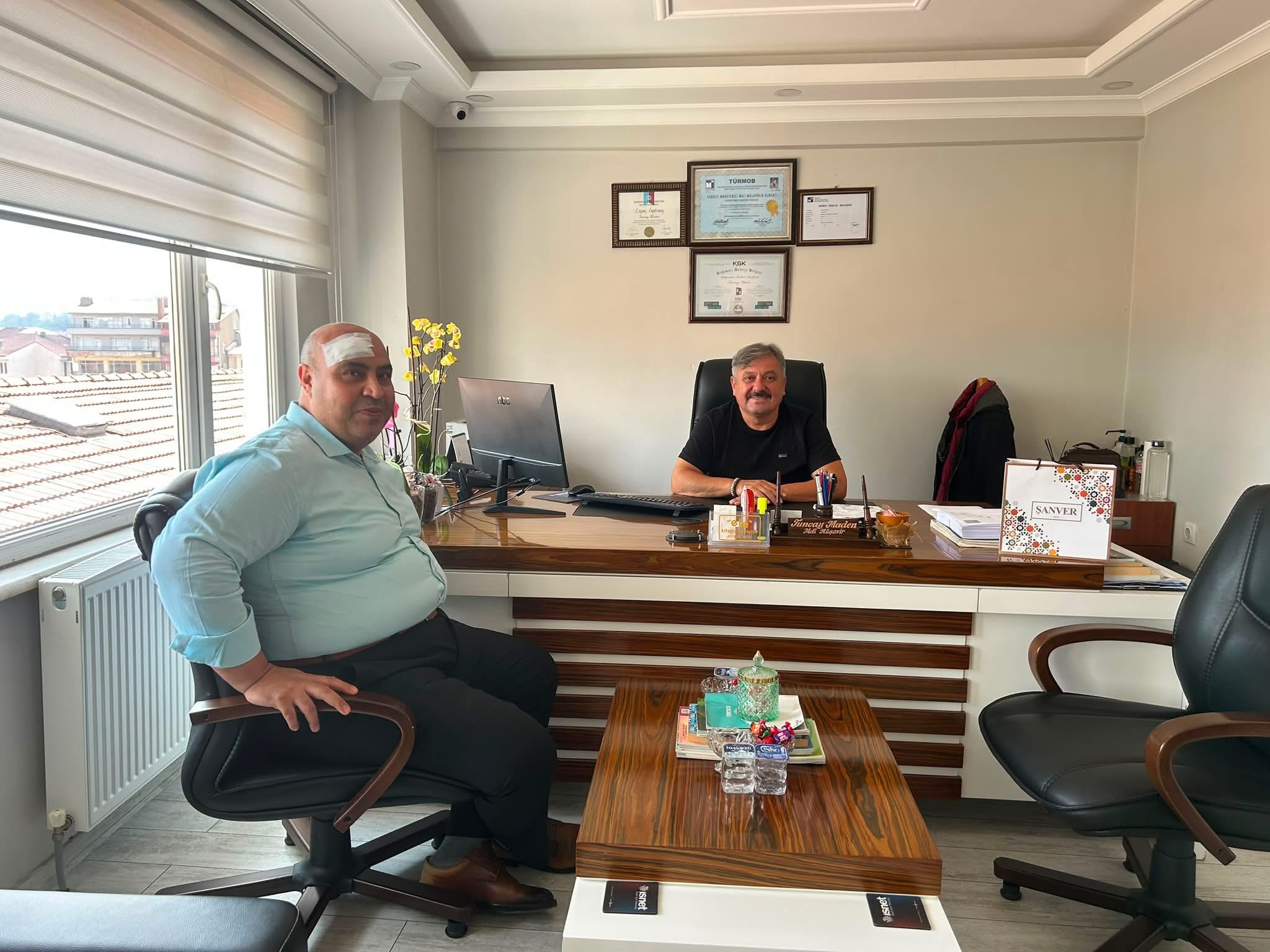 DEFTERDARDAN GEÇMİŞ OLSUN ZİYARETİ