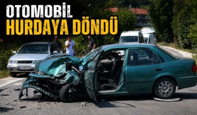 Otomobil Hurdaya Döndü