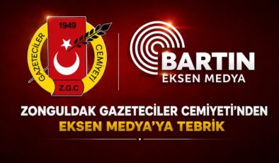 Zonguldak Gazeteciler Cemiyeti’nden Eksen Medya’ya Tebrik