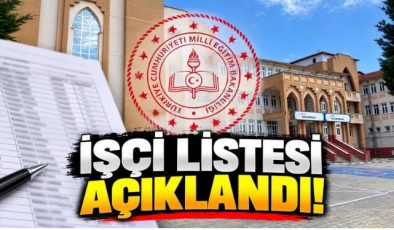 İŞÇİ LİSTESİ AÇIKLANDI! 