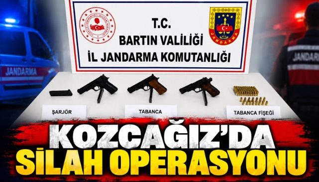 KOZCAĞIZ’DA SİLAH OPERASYONU